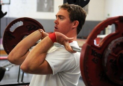 Colt McCoy training in preparation of the 2010 NFL scouting combine